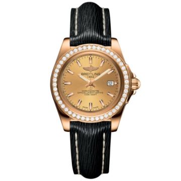 Breitling Galactic 32 Sleek Edition Rose Gold / Diamond / Golden Sun / Sahara