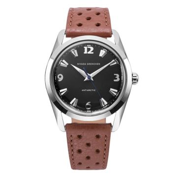 Nivada Grenchen Antarctic 35mm Black White Luminova 35002M