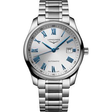Longines Master Collection 40 Date Stainless Steel / Silver - Roman / Bracelet