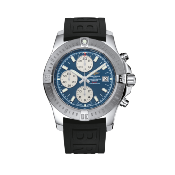 Breitling Colt Chronograph Automatic Stainless Steel / Mariner Blue / Rubber / Folding