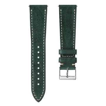 Flat Genuine Leather Watch Strap - Reef - 22mm