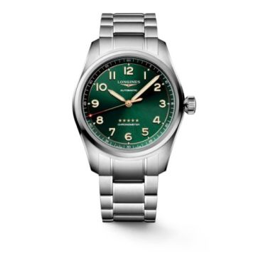Longines Spirit Automatic 42 Stainless Steel / Green / Bracelet