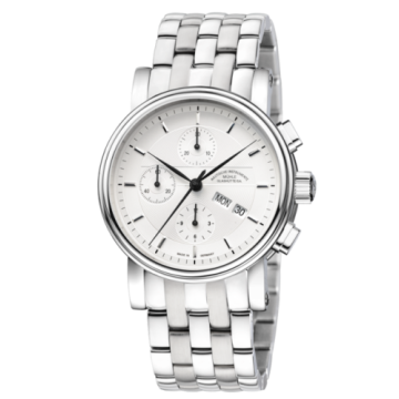 Mühle Glashütte Teutonia II Chronograph Silver / Bracelet