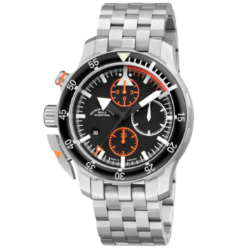 Mühle Glashütte S.A.R. Flieger Chronograph Black / Bracelet
