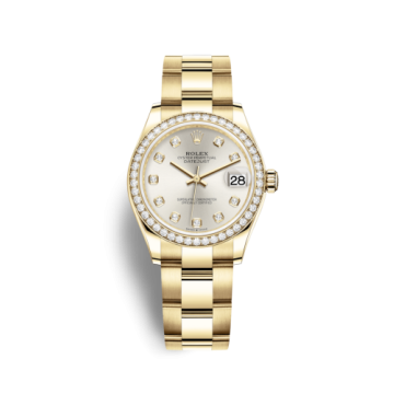 Rolex Datejust 31 Yellow Gold / Diamond / Silver - Diamond / Oyster