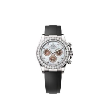 Rolex Cosmograph Daytona White Gold - Diamond / Panda MOP - Diamond / Oysterflex