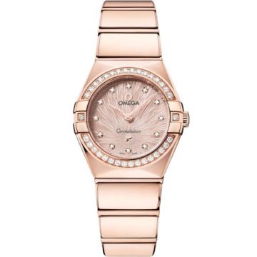Omega Constellation Manhattan 28 Quartz Sedna Gold - Diamond / Rose Supernova