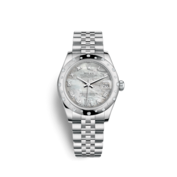 Rolex Datejust 31 Stainless Steel Domed Diamond / Jubilee / MOP - Roman