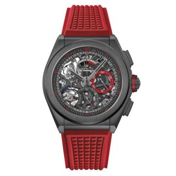 Zenith Defy El Primero 21 Black Ceramic / Skeleton / Cordura / Russia