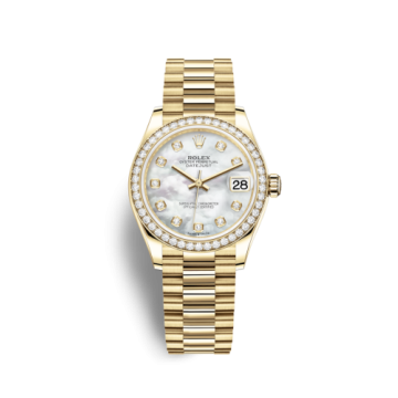 Rolex Datejust 31 Yellow Gold / Diamond / MOP / President