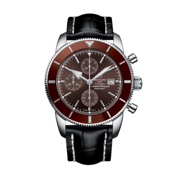Breitling Superocean Heritage II 46 Chronograph Stainless Steel / Bronze / Bronze /  Croco / Folding