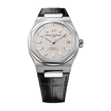 Girard-Perregaux Laureato 42 Automatic Stainless Steel / Silver / Alligator