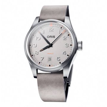 Oris Big Crown ProPilot Date Stainless Steel / Chalk / Strap
