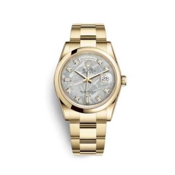 Rolex Day-Date 36 Yellow Gold Domed / Oyster / Meteorite