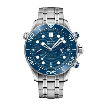 Omega Seamaster Diver 300M Master Co-Axial 44 Chronograph Stainless Steel /  Blue / Bracelet