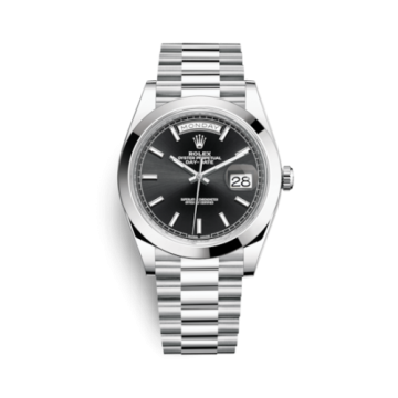 Rolex Day-Date 40 Platinum / Black