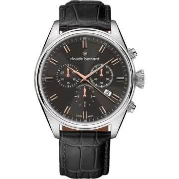 Claude Bernard Proud Heritage Chronograph Black / Grey