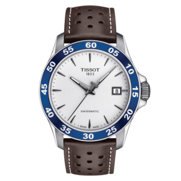 Tissot V8 Swissmatic 42.5 Stainless Steel / Silver / Strap