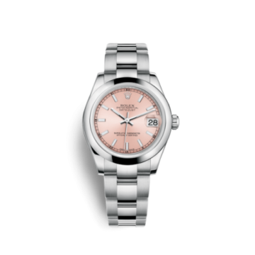 Rolex Datejust 31 Stainless Steel Domed / Pink / Pink