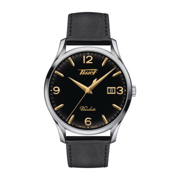 Tissot Visodate Quartz 40 Stainless Steel / Black / Strap