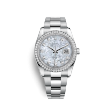 Rolex Datejust 36 Stainless Steel Diamond / Oyster / MOP