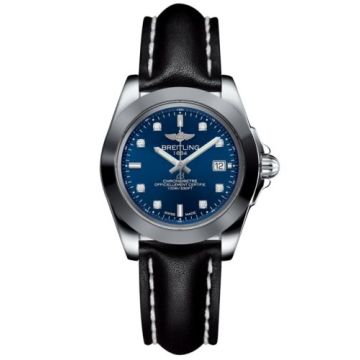 Breitling Galactic 32 Sleek Edition Stainless Steel / Horizon Blue Diamond / Calf
