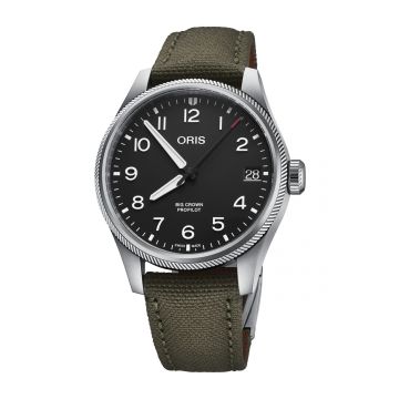 Oris Big Crown ProPilot Big Date Stainless Steel / Black / Fabric