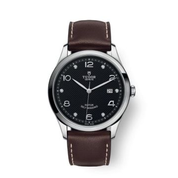 Tudor 1926 41 Stainless Steel / Black - Diamond / Strap