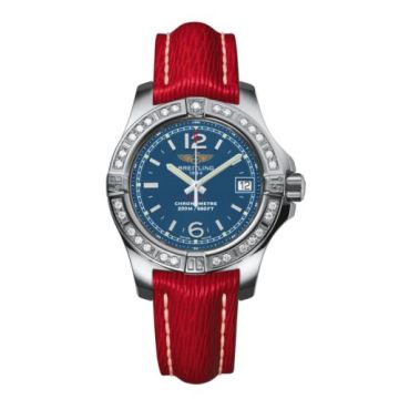 Breitling Colt Lady Diamond / Mariner Blue / Sahara / Pin