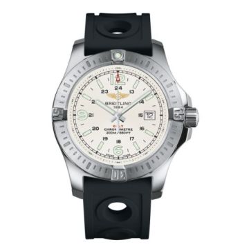 Breitling Colt Quartz Stratus Silver / Rubber