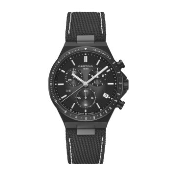 Certina DS-7 Chronograph PVD / Black  / Bracelet