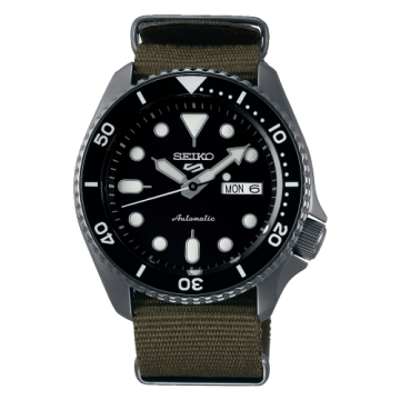 Seiko 5 Sports Sports Style Hard Coating / Black / NATO