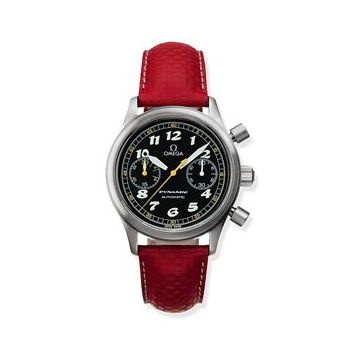 Omega Dynamic III Chronograph Stainless Steel / Black / Red Coramide