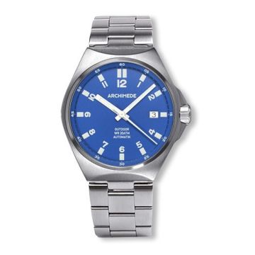 Archimede OutDoor 39 Protect Stainless Steel / Blue / Bracelet