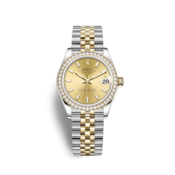 Rolex Datejust 31 Stainless Steel / Yellow Gold / Diamond / Champagne / Jubilee