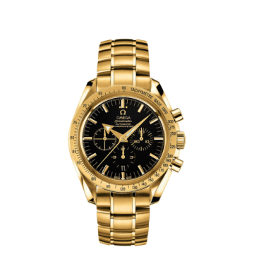 Omega Speedmaster Broad Arrow Yellow Gold / Black / Bracelet
