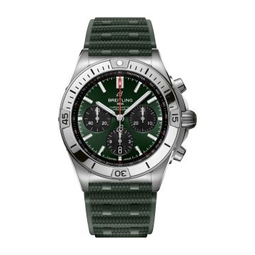Breitling Chronomat B01 42 Stainless Steel / Green / Rubber