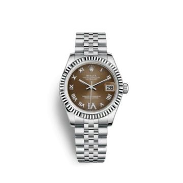 Rolex Datejust 31 Stainless Steel Fluted / Jubilee / Bronze Roman