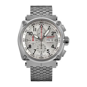 Formex Pilot Automatic Chronograph Silver / Bracelet
