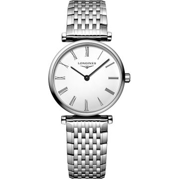 Longines La Grande Classique Quartz 24 Stainless Steel / White - Roman / Bracelet