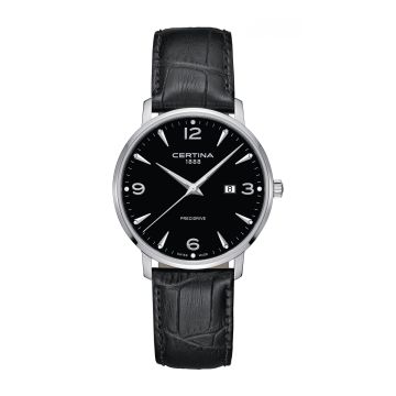 Certina DS Caimano 39 Stainless Steel / Black / Strap