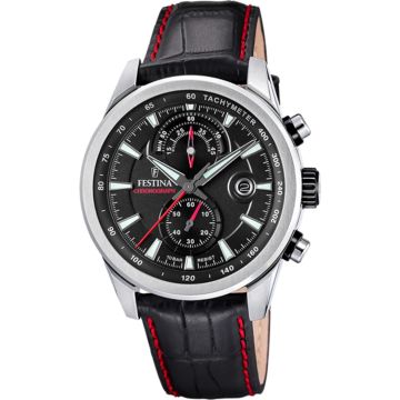 Festina Timeless Leather Chronograph 44mm