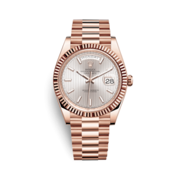 Rolex Day-Date 40 Everose / Sundust Tuxedo