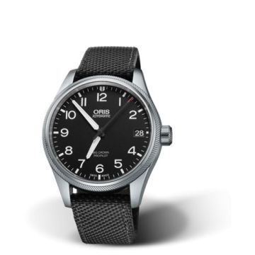 Oris Big Crown ProPilot Big Date Stainless Steel / Black / Black Textile