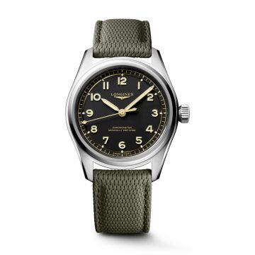 Longines Spirit Automatic 39 Stainless Steel / Black / Rubber