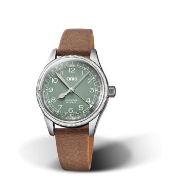 Oris Big Crown Pointer Date 36 Stainless Steel / Green