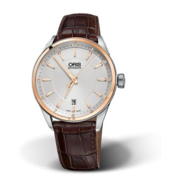 Oris Artix Date 39 Stainless Steel - Rose Gold / Silver