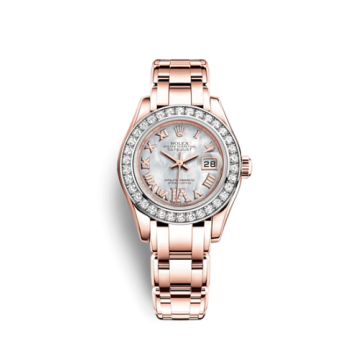 Rolex Datejust Pearlmaster 29 Everose Diamond / MOP Roman