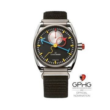Louis Erard Excellence Le Chrono Monopoussoir Louis Erard x Alain Silberstein Titanium / Black