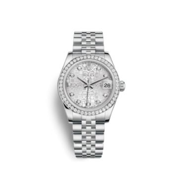Rolex Datejust 31 Stainless Steel Diamond / Jubilee / Silver Computer